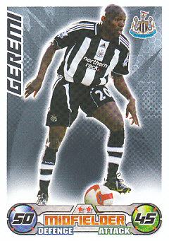 Geremi Newcastle United 2008/09 Topps Match Attax #225